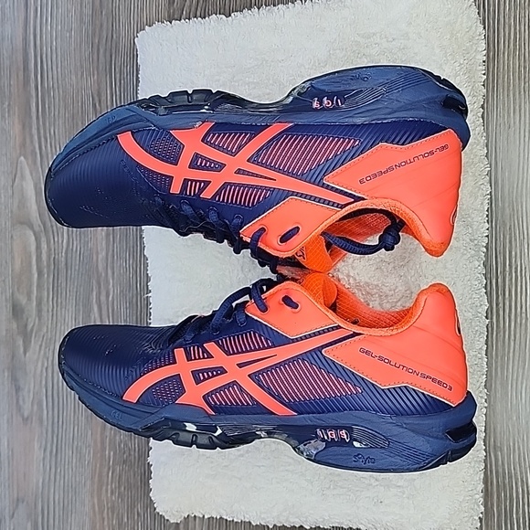 ASICS womens 7.5 Gel solution speed 3 - Picture 7 of 8